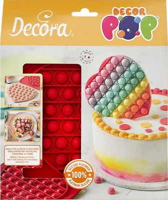 Obrázek produktu pro Silikonová forma POPIT DecorPop srdce