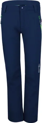 Produktbild von Trollkids Kinder Fjell Softshellhose navy/green 110