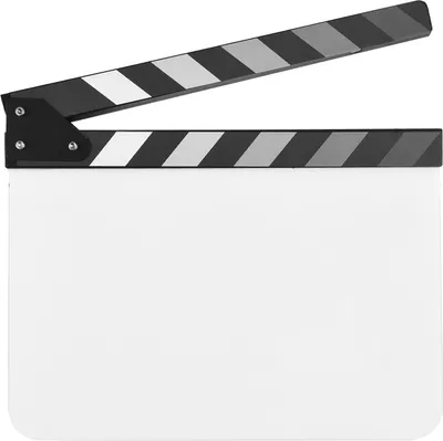 Produktbild von Acryl Filmklappe Filmklappe Film Regie Schiefer geschnitten Action-Szene Clapper Board Film Schiefer trocken abwischbar