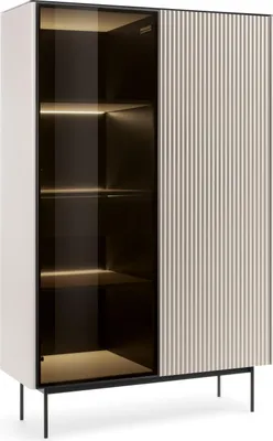 Produktbild von Vitrine, Kaschmir, 107 x 163 x 39 cm
