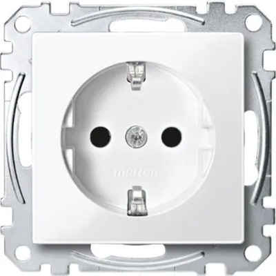 Produktbild von MERTEN MEG2400-0319 Steckdose SCHUKO polarweiß glänzend