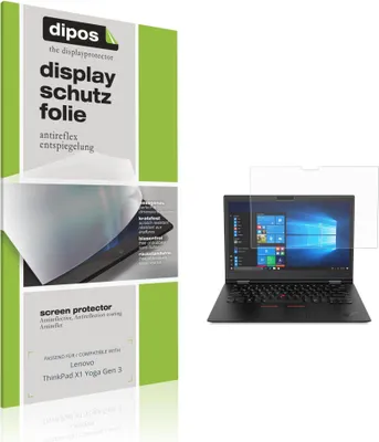 Image de 2x Film de protection d'écran pour Lenovo ThinkPad X1 Yoga Gen 3 protecteur antireflet dipos