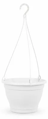 Produktbild von Blumentopf Hängeampel Lea Weiß Ø ca. 25 cm