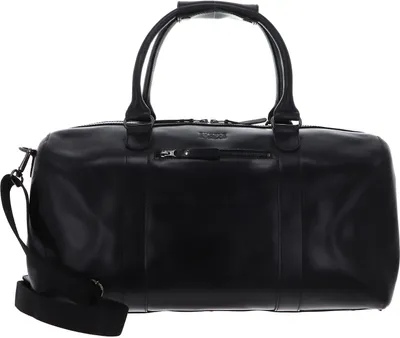 Produktbild von BUCKLE & SEAM Leder Reisetasche Willow Blu Weekender Black schwarz