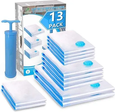 Produktbild von Famanu Vakuumtaschen – Platzsparende Aufbewahrung – 12er Set