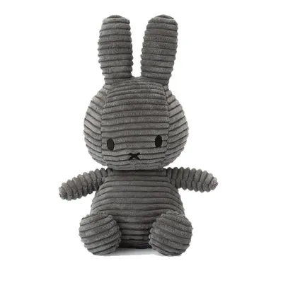 Obrázek produktu pro Miffy Cord plyšová figurka (antracitová, 33 cm) plyšová hračka plyšová hračka králík plyšová hračka