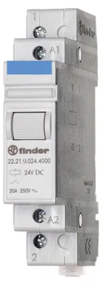 Produktbild von FINDER Inst.relais 24VDC 22.21.9.024.4000 Serie 22 für 35mm-Schiene 1S 20A 22.21.9.024.4000 (222190244000)