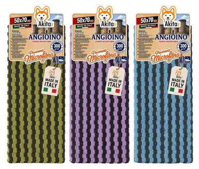 Immagine prodotto di Akitaink 3 Panni Pavimenti Microfibra Angioino 50x70 cm