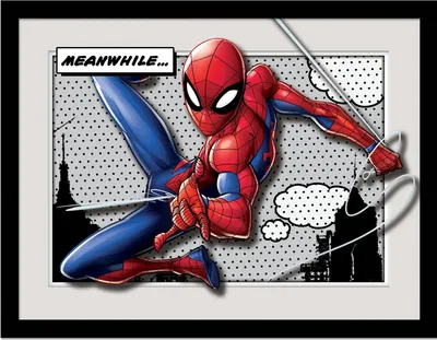 Produktbild von Spider-Man - Gerahmtes Poster "Meanwhile Breakout" PM8703 (40 cm x 30 cm) (Bunt)