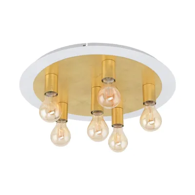 Obrázek produktu pro EGLO 97493, 6 žárovek, LED, E27, 320 lm, Zlato, Bílá