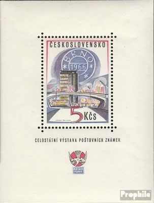 Produktbild von Briefmarken Tschechoslowakei 1966 Mi Block25 (kompl.Ausg.) postfrisch Briefmarkenausstellung