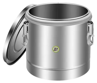 Produktbild von 10L Thermobehälter aus Edelstahl für Speisen mit Deckel