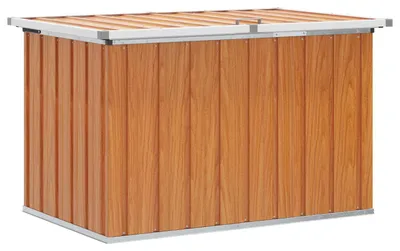 Obrázek produktu pro vidaXL Venkovní úložný box ze dřeva 109 x 67 x 65 cm Pozinkovaná ocel