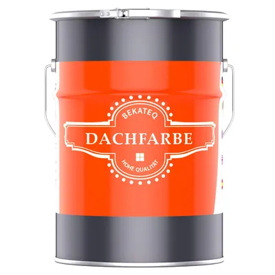 Produktbild von Dachfarbe 10L Anthrazitgrau Dachbeschichtung Dachsanierung Dachziegel Dachpfannen Flachdach Streichen - BEKATEQ BE-510