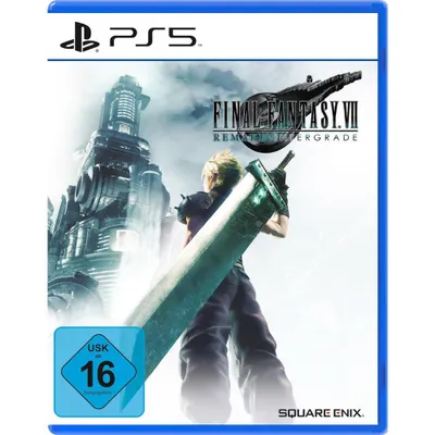 The image shows the front cover of the Final Fantasy VII Remake Intergrade PS5 game.