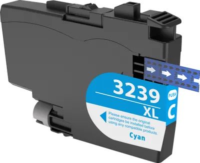 Obrázok produktu pre TECHTEK Atrament nahrádza LC-3239XL (LC3239XLC) kompatibilná s [Brother] HL-J 6000 DW, HL-J 6100 DW, MFC-J 5945 DW, MFC-J 6945 DW, MFC-J 6947 DW