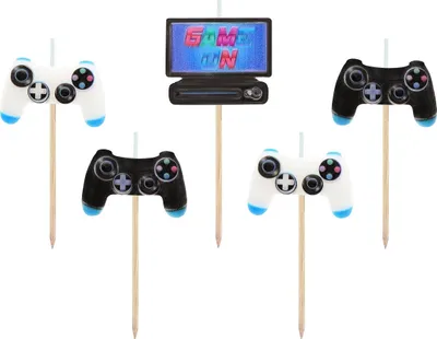 Produktbild von Game On Controller-Picker-Kerzen, 5 Stk.