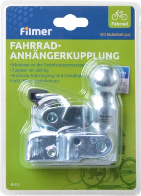 Produktbild von Filmer 46.910 Anhängerkupplung für Fahrrad bis 200kg Anhängelast