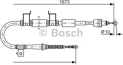 Produktbild von Bosch Seilzug, Feststellbremse  1 987 482 362