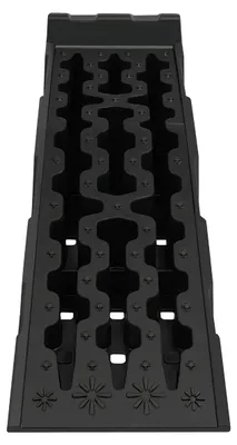 Image de Rampes de stationnement auto, surface antidérapante, grande capacité de charge, couleur noire