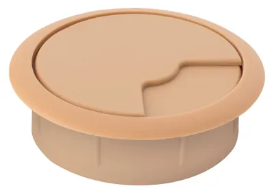Obrázek produktu pro Walteco Kabelová průchodka, průměr 60mm, plast, buk