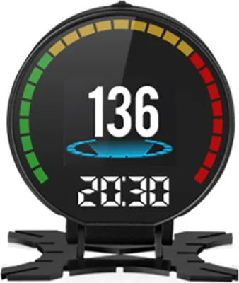 Immagine prodotto di Auto Obd Hud Head- Up Display Tachimetro multifunzione Sistema di avviso diagnostico digitale Strumento nero