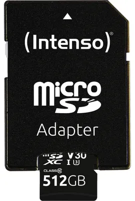 Image de Intenso 3433493 mémoire flash 512 Go MicroSDXC UHS-I Classe 10