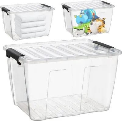 Produktbild von Pojemnik Z Pokrywą Do Przechowywania Home Box 15L Uniwersalny Organizer
