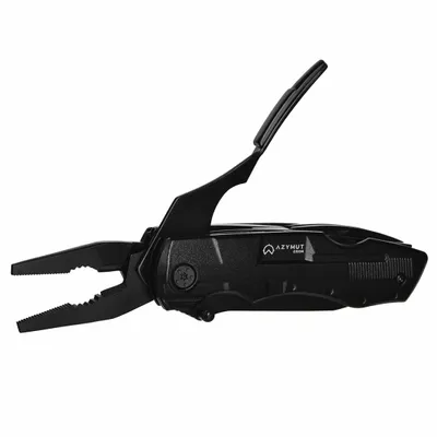 Produktbild von AZIMUTH Gron Multitool, 11 Werkzeuge, 9 Bits, Holster H-P224052