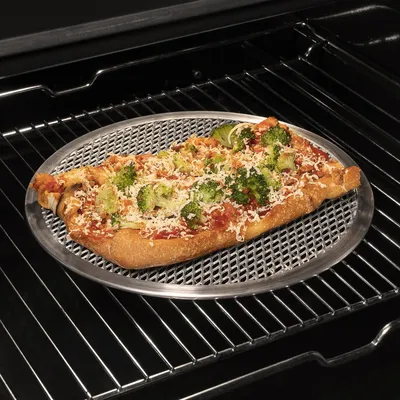Immagine prodotto di Teglia per pizza in alluminio, diametro 30,5 cm, forata, per forno