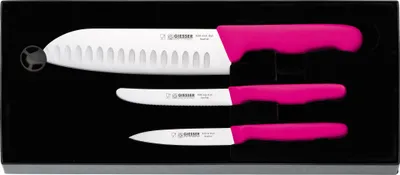 Produktbild von Giesser Kochmesser-Set 3-teilig Messer pink
