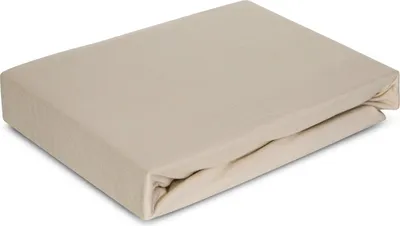 Zdjęcie produktu dla Prześcieradło z elastycznym sznurkiem JERS4 beżowe 220x200 30cm 190
