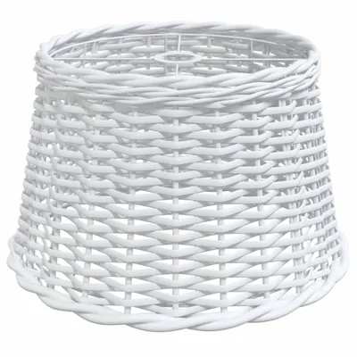 Produktbild von vidaXL Lampenschirm Weiß Ø45x28 cm Korbweide