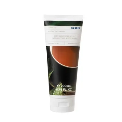 Zdjęcie produktu dla Korres Care Mint Tea Body Smoothing Milk, Korpus BB milk, 200 ml, Biały, Nawilżający, Wygładzający
