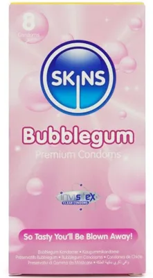 Produktbild von Skins - Bubblegum Premium-Kondome Packung 8