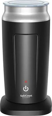 Image de Safecourt Kitchen Mousseur à lait Safecourt Kitchen - Mousseur à lait électrique - Noir - 4 en 1 - Facile à utiliser - 500 W - Sans BPA