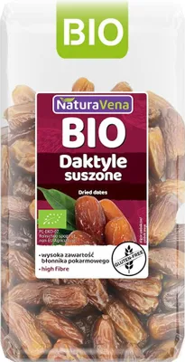 DAKTYLE SUSZONE BEZGLUTENOWE BIO 400 g - NATURAVENA