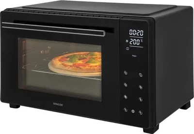 Image de Mini-Four SENCOR SEO 3250BK, 35 L, 1700 W, 9 Modes de Cuisson, Noir