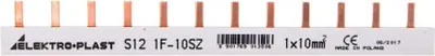 Obrázek produktu pro Přípojnice typu PIN 1P 10mm2 63A 12pólová IZS10/1F/12 45.202