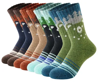 Produktbild von Wolle Thermosocken für Kinder, 4 Paar