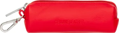 Image de Étui à clés en cuir rouge Obel avec anneaux pour clés