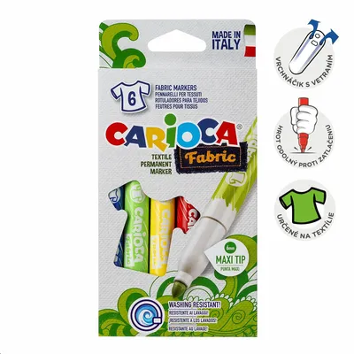 Produktbild von Carioca Cromatex, Extradick, Mehrfarbig, Rundspitze, 6 mm, Rund, Italien