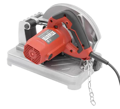 Zdjęcie produktu dla Piła ręczna - 1200 W - brzeszczot 185 mm - kąt ukośny/nachylenia 0–45° - głębokość cięcia 0–50 mm - 5200 obr./min - 220–230 V wtyczka UE - czerwona