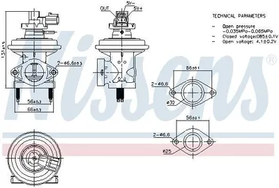 Immagine prodotto di Zawór Egr Ford 2,0Di Transit
