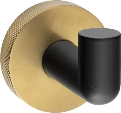 Produktbild von LARISSA Haken, Schwarz/Gold matt