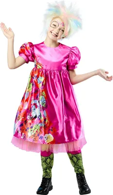 Produktbild von Barbie - Kostüm-Kleid ‘” ´Verrückte Barbie“ - Mädchen BN6272 (128) (Pink)