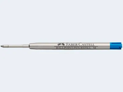 Produktbild von FABER-CASTELL Kugelschreiber Großraummine M blau