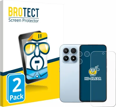 Produktbild von 2x Für Xiaomi 17 (Display+Kamera) Schutzfolie BROTECT Displayschutz Display Schutz Folie Klar Transparent