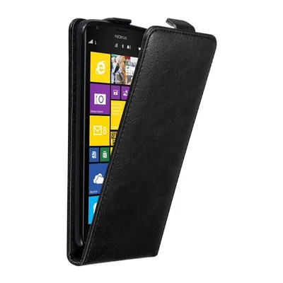 Zdjęcie produktu dla Pokrowiec Cadorabo do Nokia Lumia 1520 w kolorze czarnym z klapką na telefon komórkowy