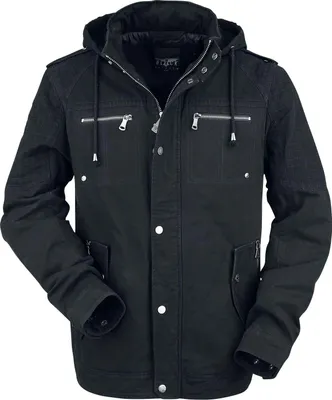 Produktbild von Black Premium by EMP Herren schwarze Winterjacke XXL